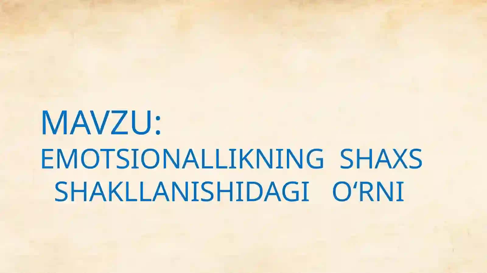 EMOtsIONALLIKNINGShAXSSHAKLLANISHIDAGIO‘RNI 2