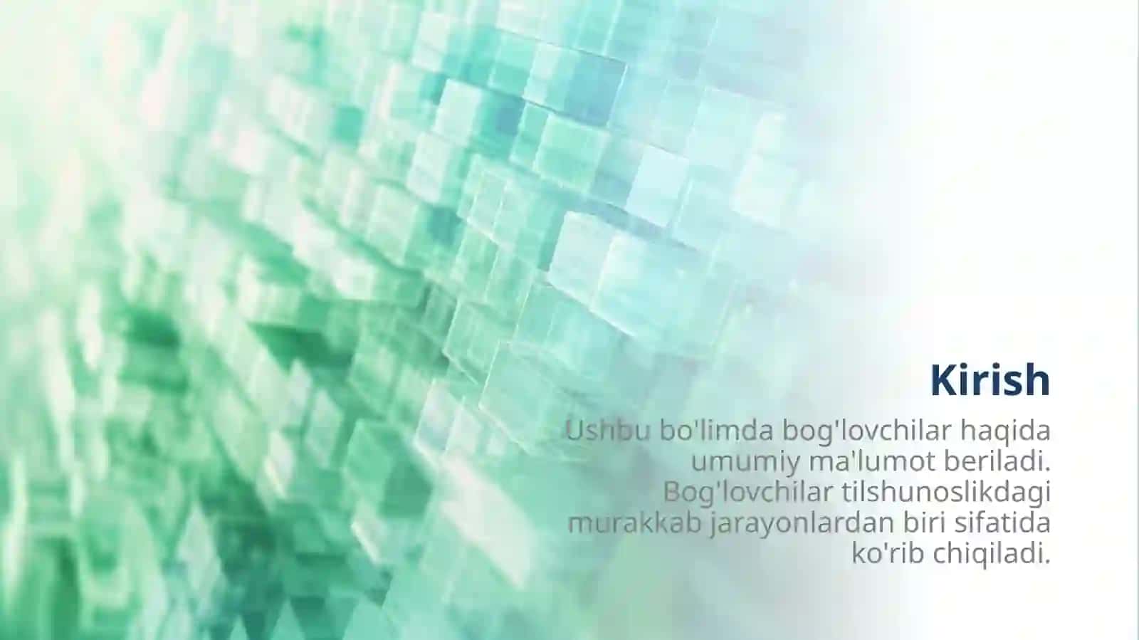 Bog'lovchilar 2