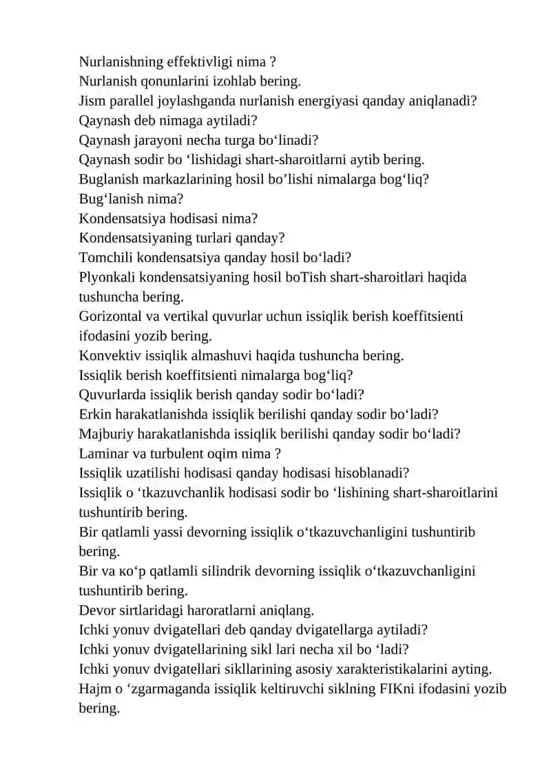Turbinaning vazifasi 2