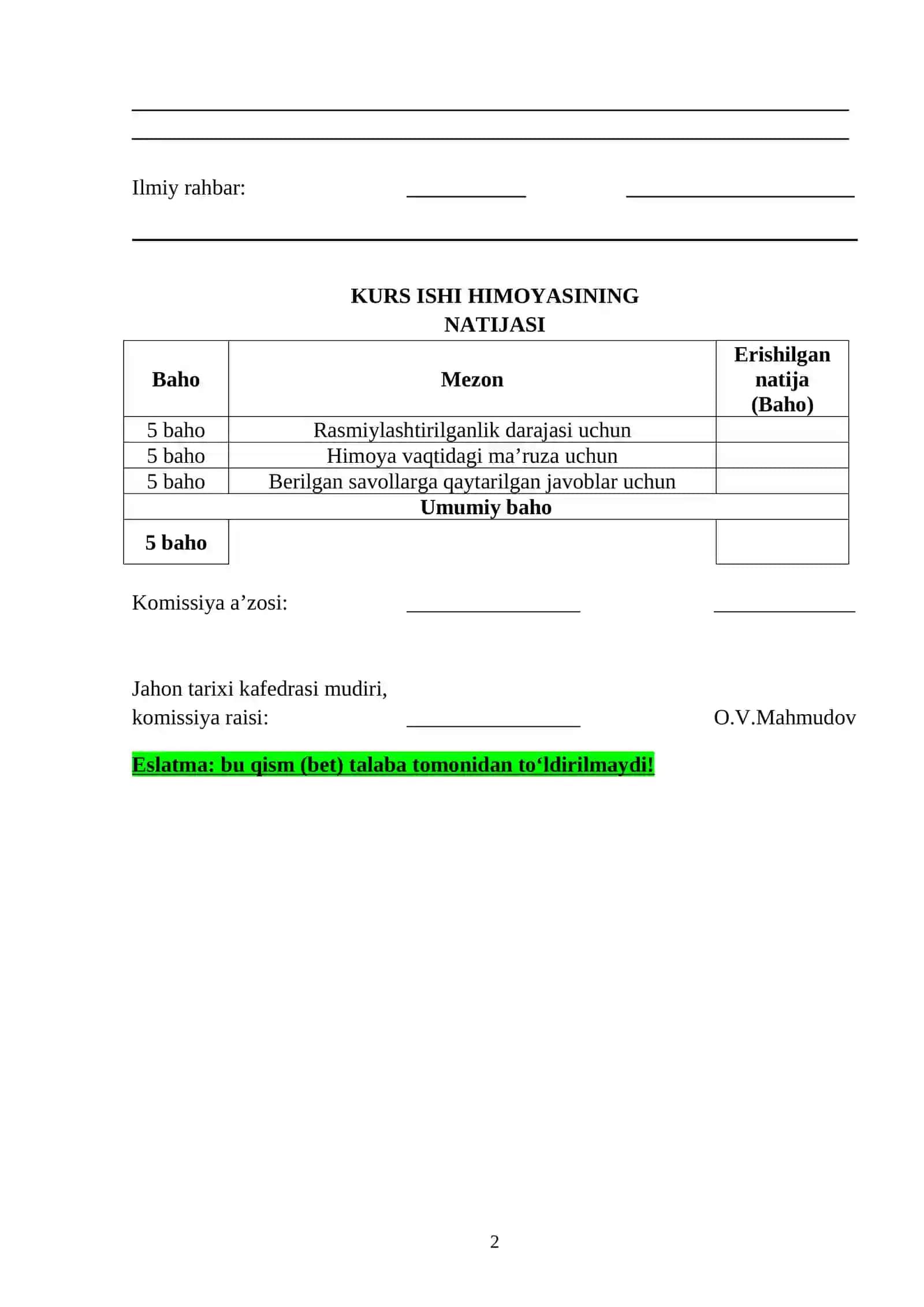 KURS ISHI "Bayt al-hikma" 2