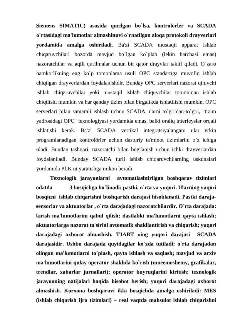 DASTURLASHNING UMUMIY TAVSIFI 2