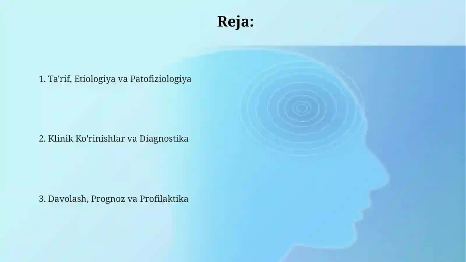 Orqa miya qon aylanishining buzilishi 2