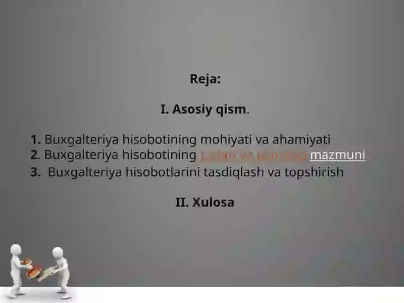 Buxgalteriya hisobini tashkil etish asoslar 2