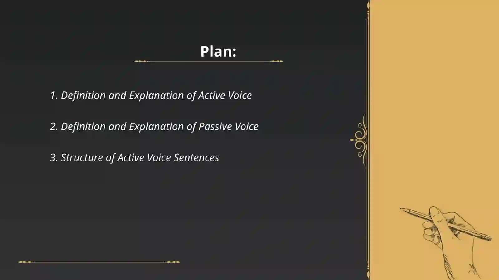 Passive voise and Activ voise 2