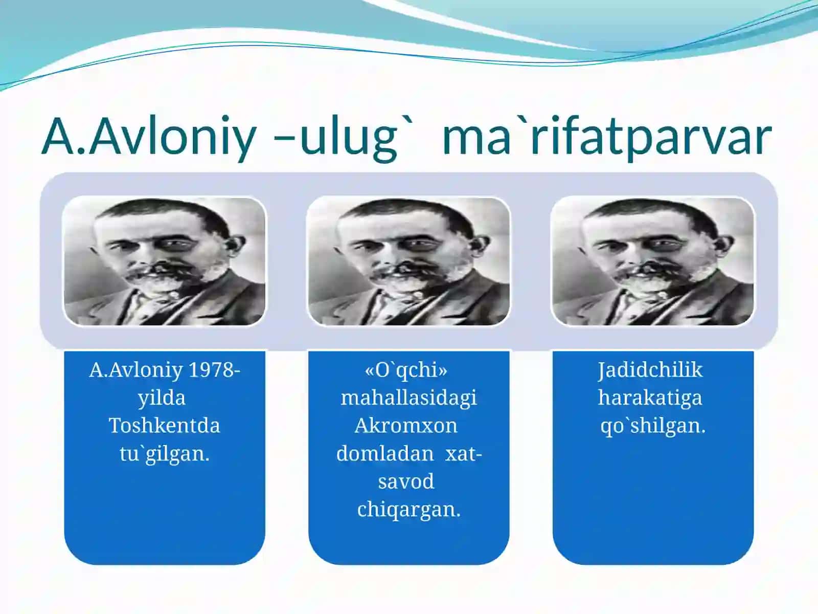 Abdulla Avloniy hayoti va ijodi 2