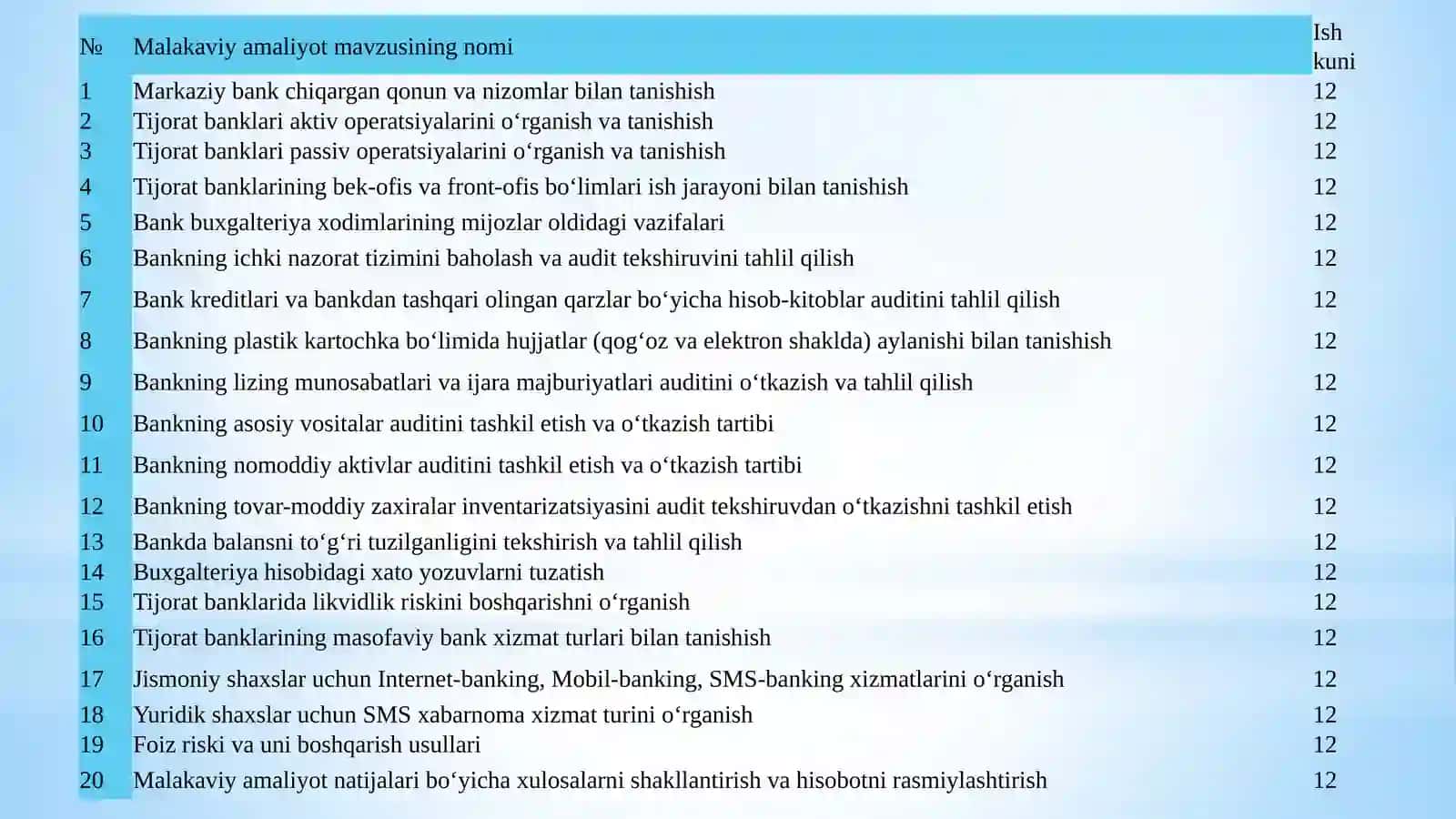 MALAKAVIY AMALIYOT HISOBOTI 2