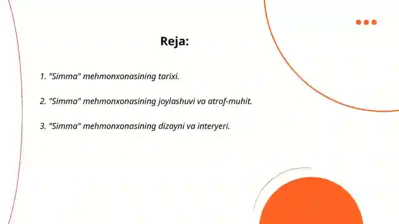 "Simma" hoteli haqida PR 2
