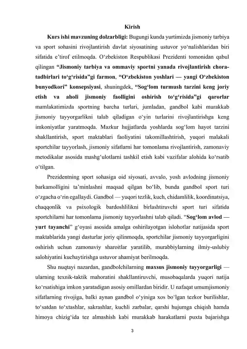 Gandbolchilarning maxsus jismoniy tayyorgarligi 2