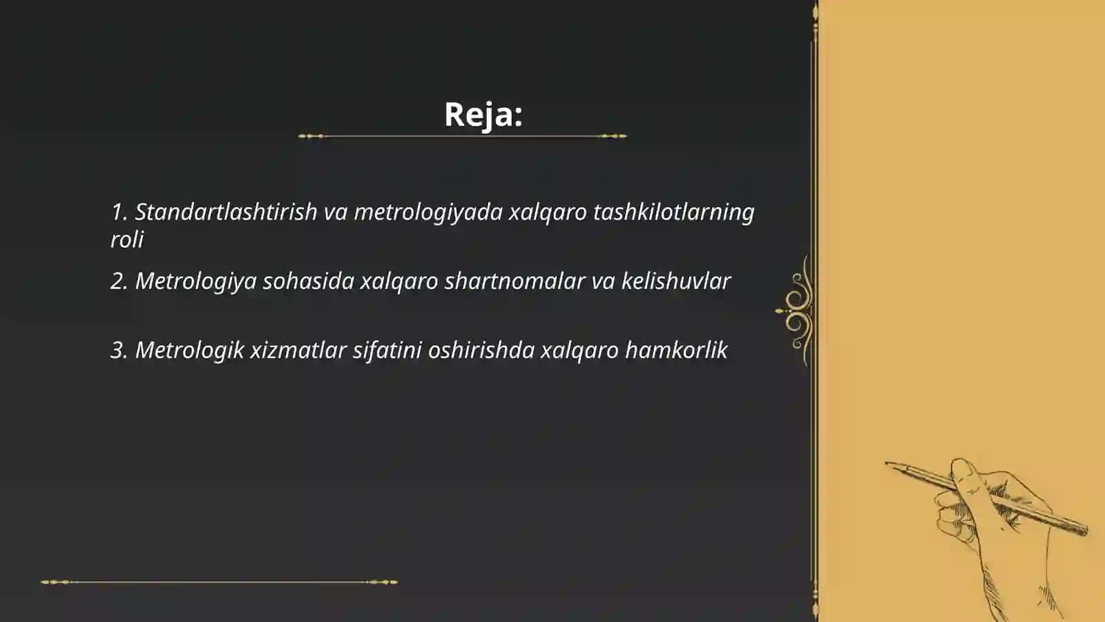 Metrologiya sohasida xalqaro hamkorlik 2