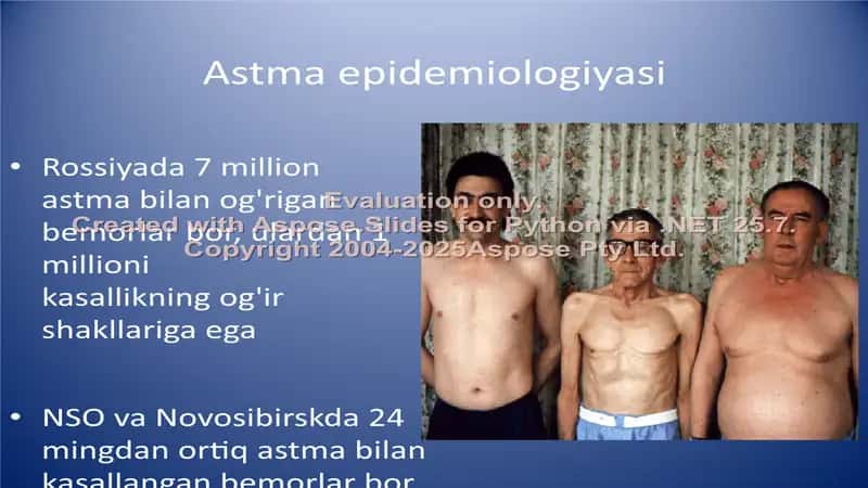 Bronxial Astma. Tashxis va Davolash 2
