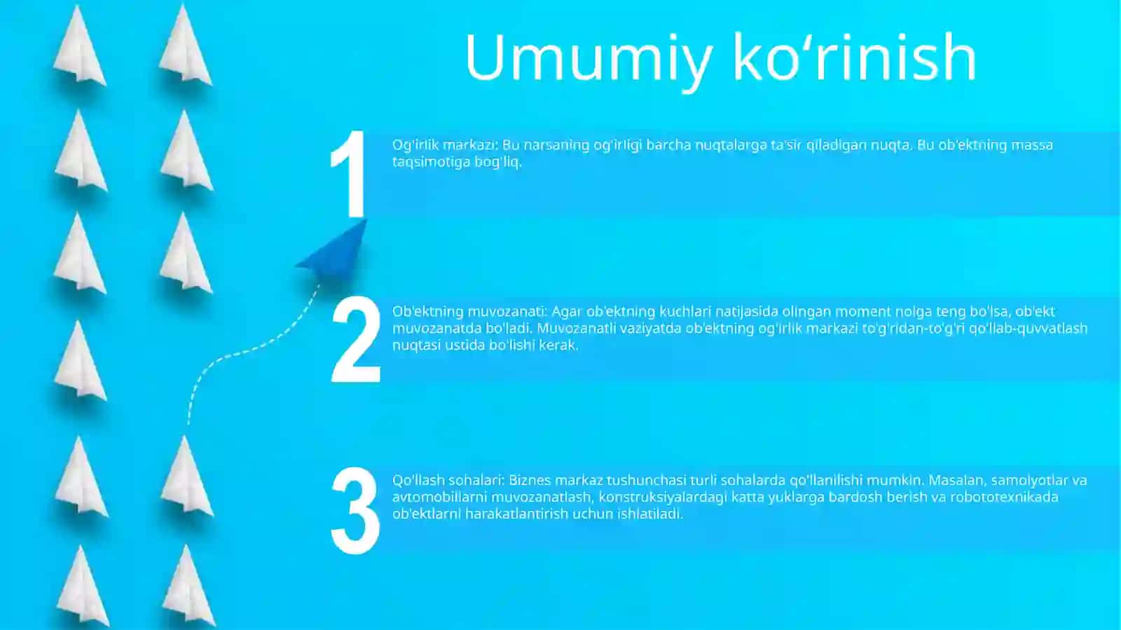 Jisimlarning Og'Irlik Markazi 2