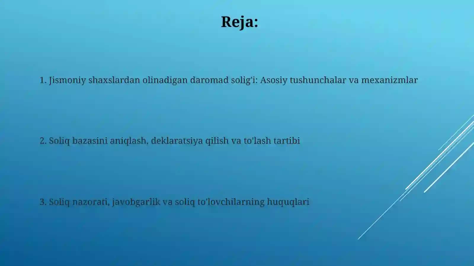 Jismoniy shaxslardan olinadigan daromad solig'i 2