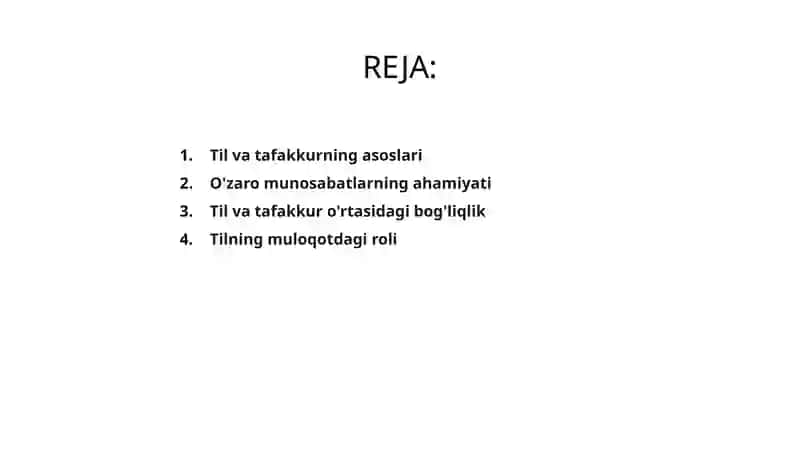 Til va tafakkurning asoslari 2