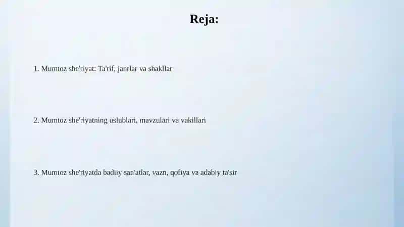 Mumtoz she'riyat 2