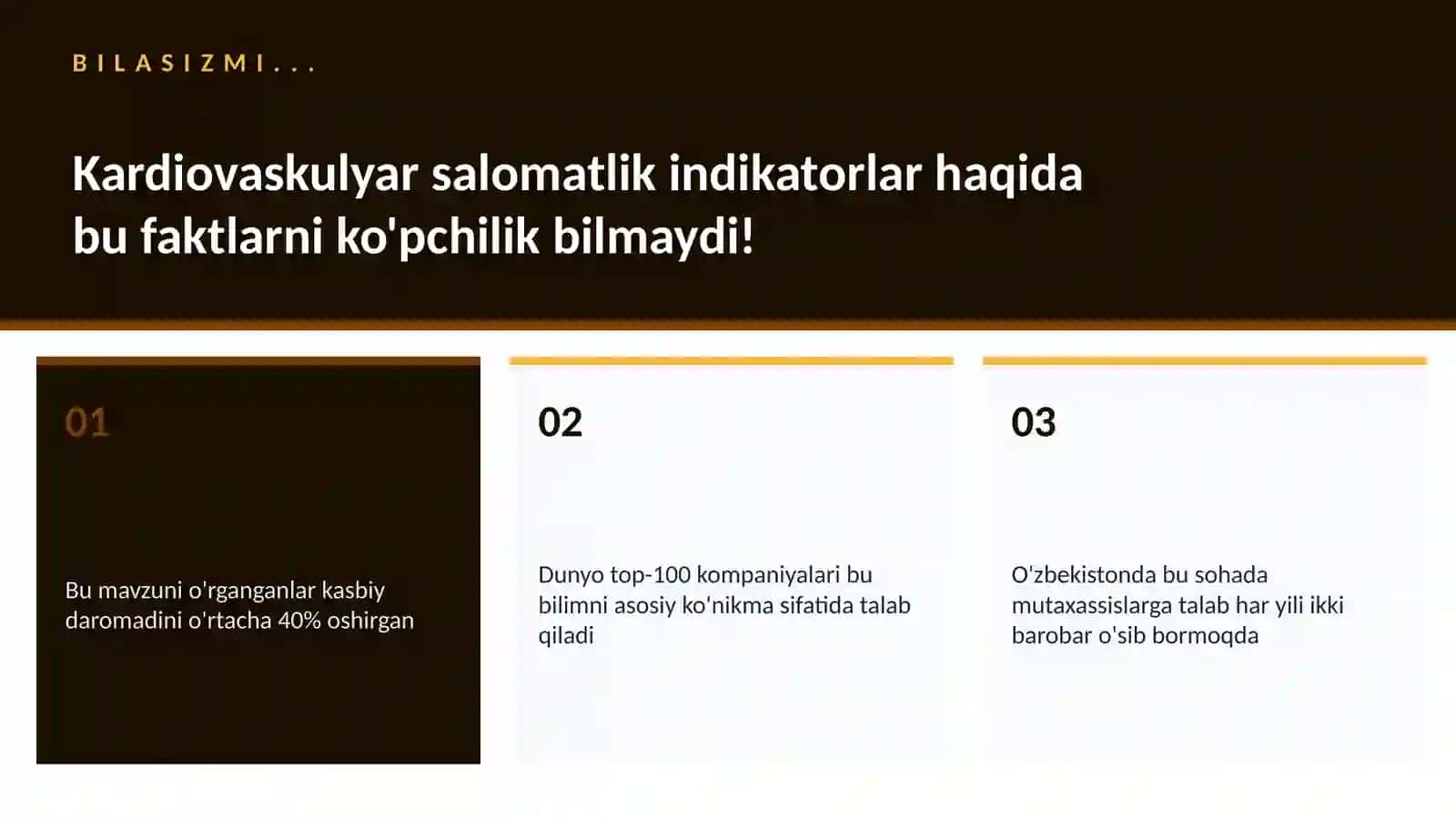 Kardiovaskulyar salomatlik indikatorlar 2