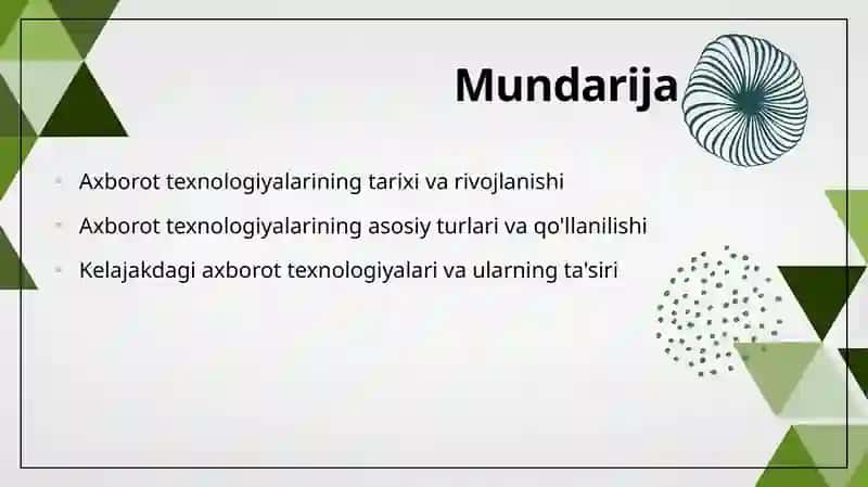 Axborot texnologiyalari 2
