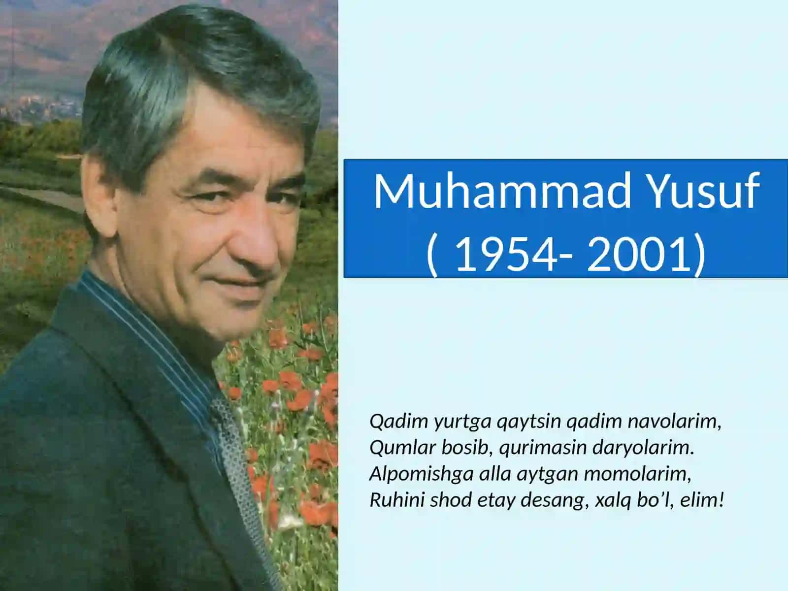 Muhammad Yusufni yod etib 2