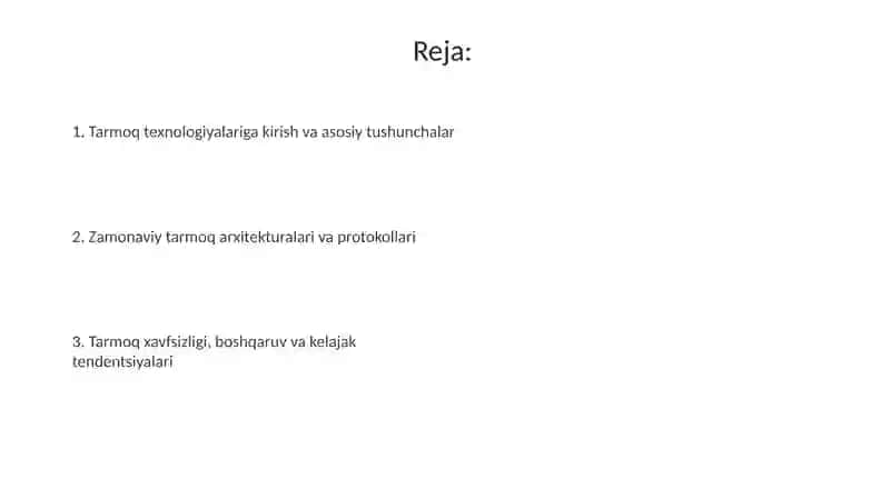Tarmoqtexnologiyalari 2