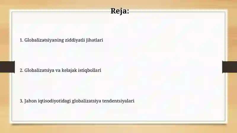 Globalizatsiya va tengsizlik 2