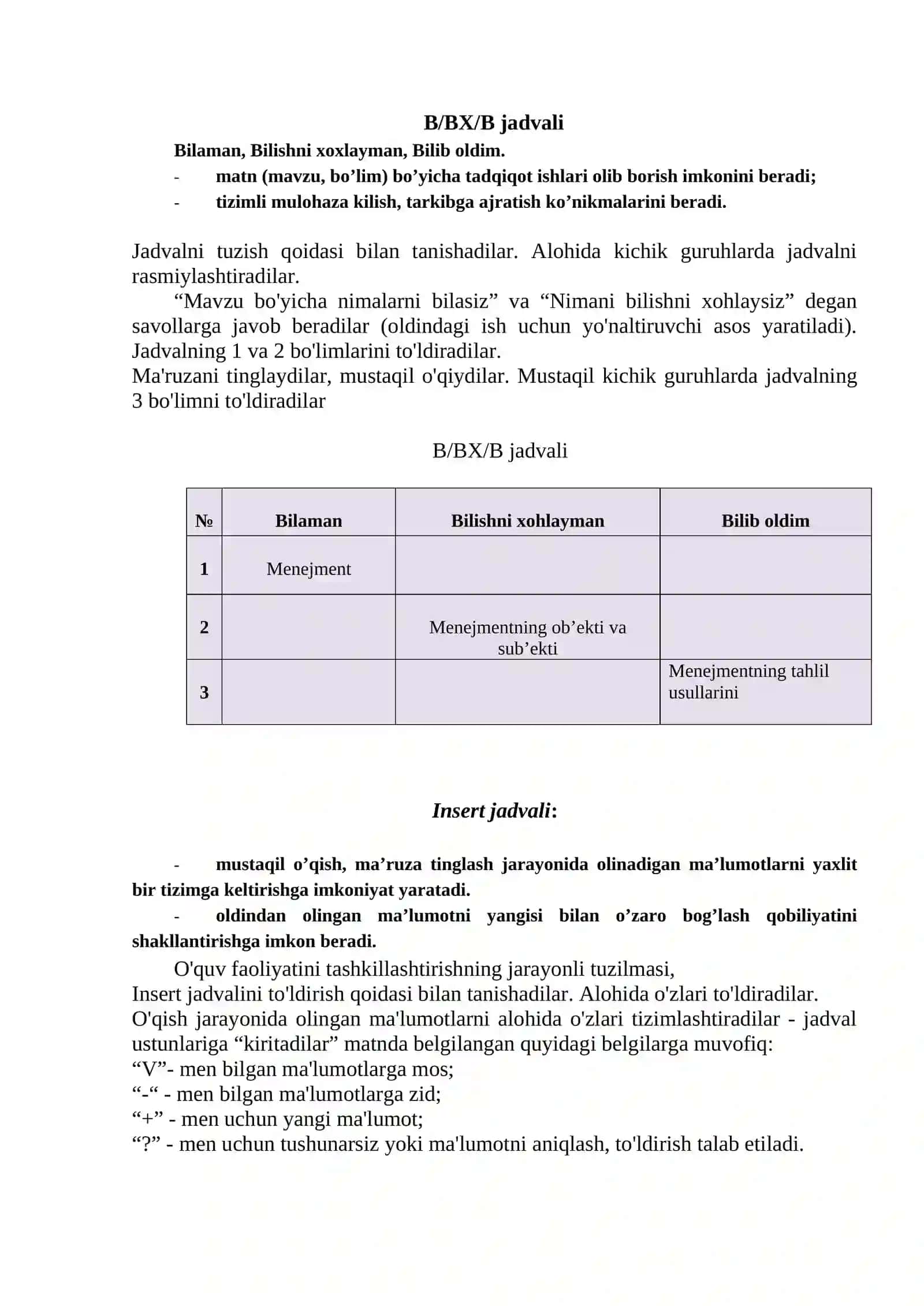 Menejment va marketing asoslari 2