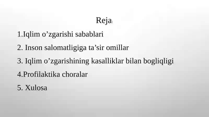 IQLIM VA INSON SALOMATLIGI 2
