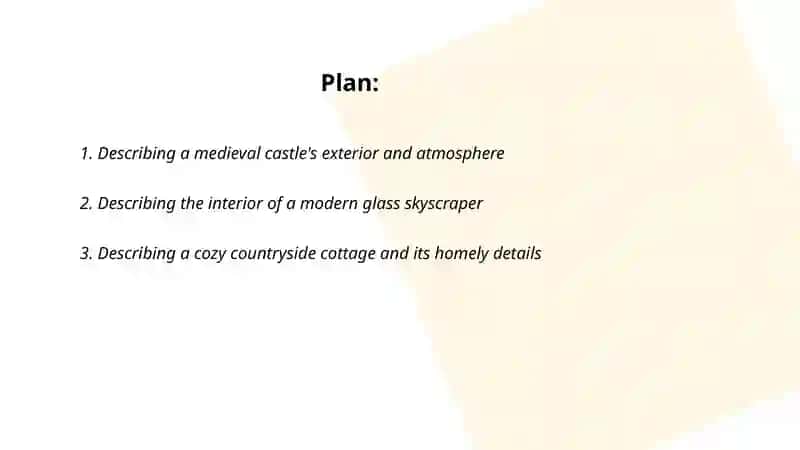 Example of Description of Places and Buildings 2