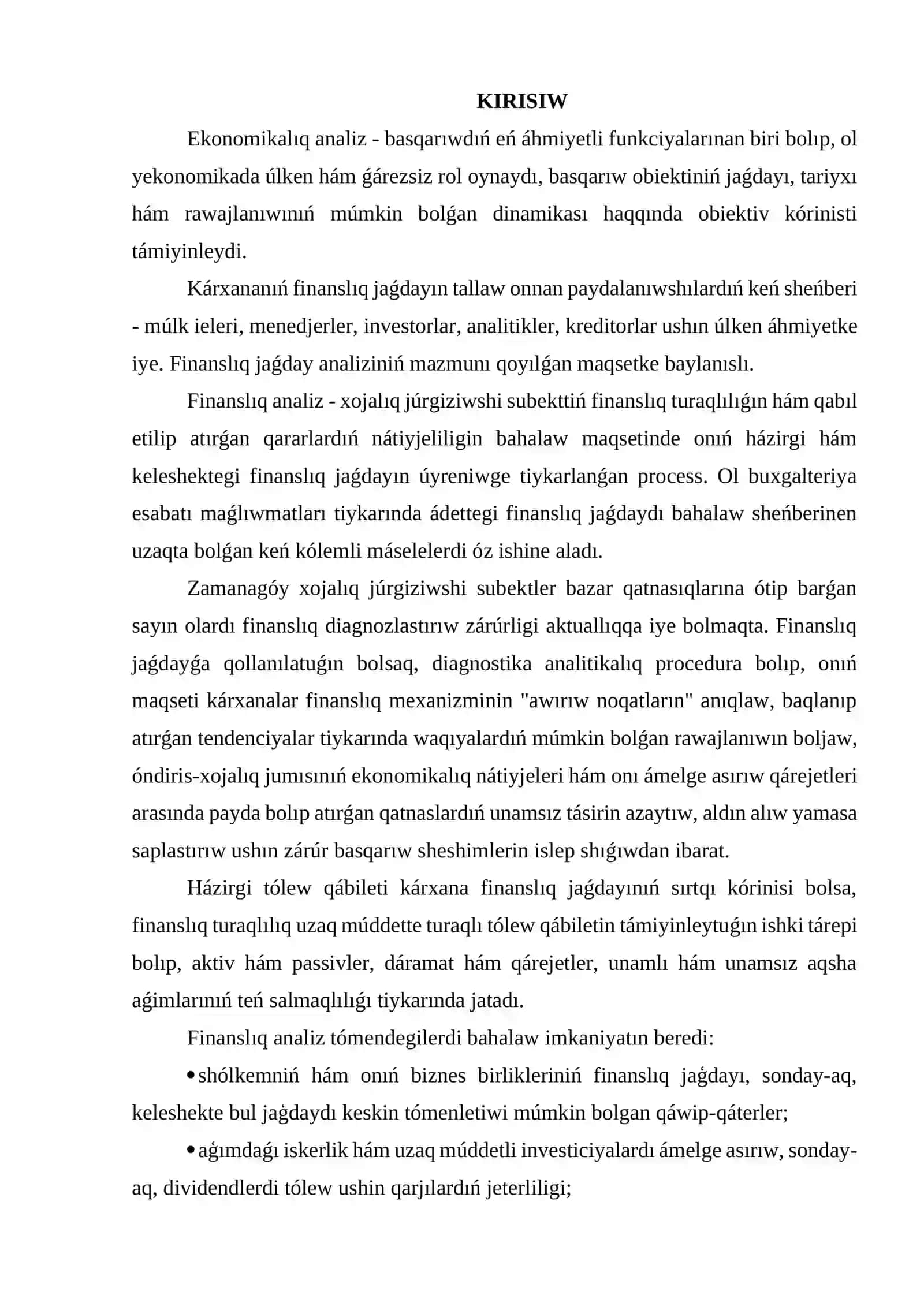 Ekonomikalıq analiz basqıshları 2