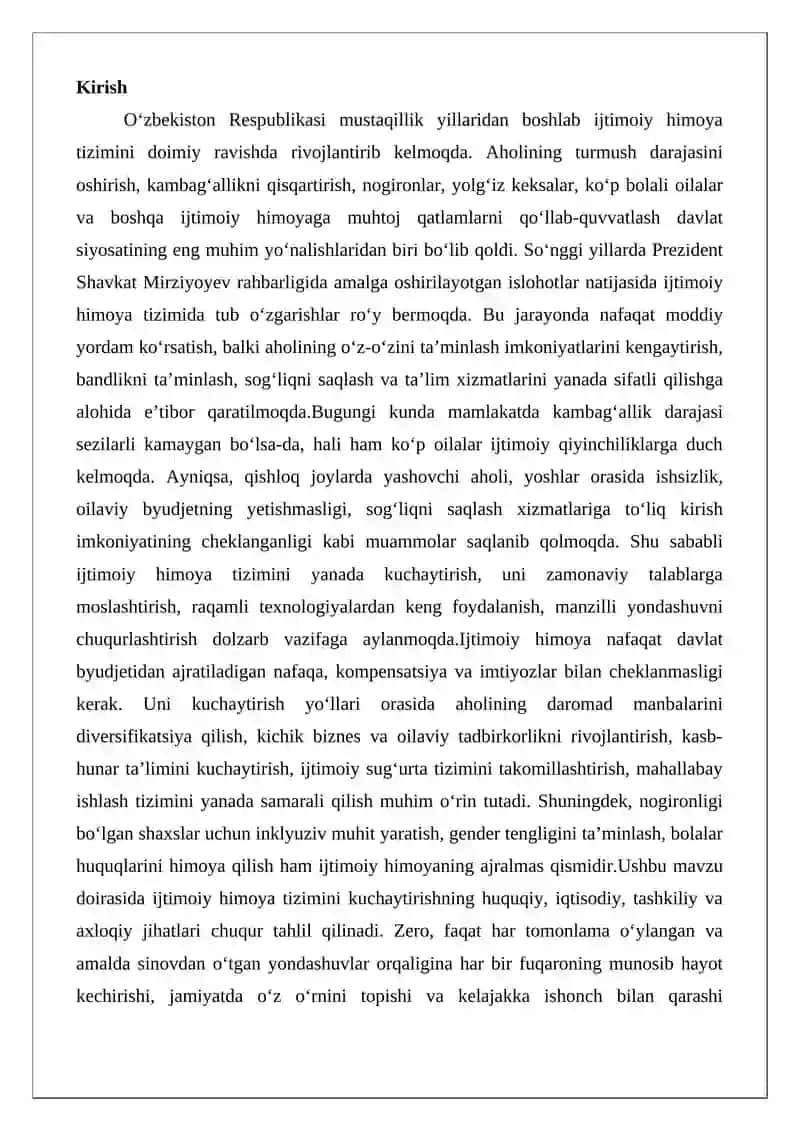 Ijtimoiy himoya tizimi 2