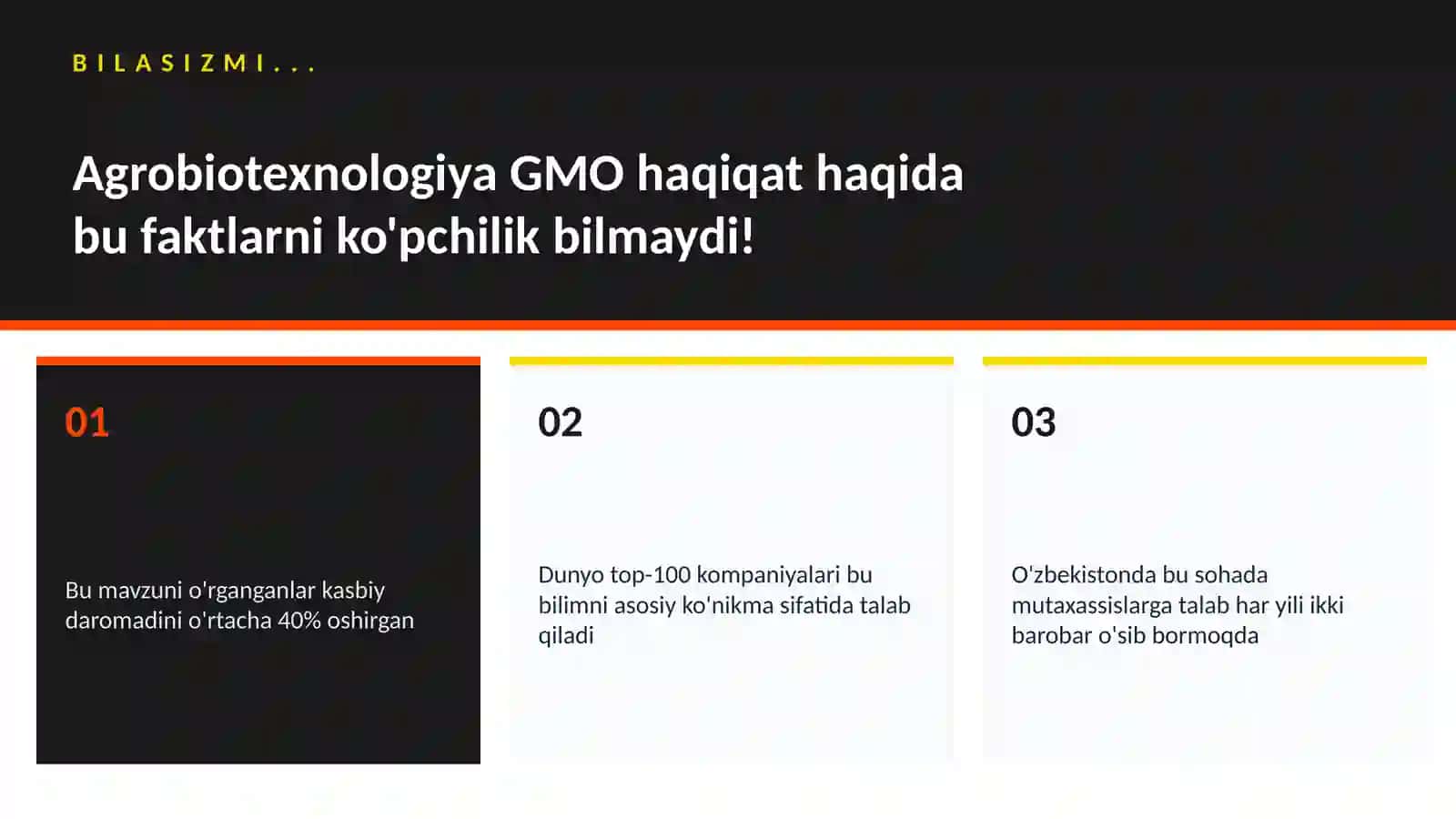 Agrobiotexnologiya GMO haqiqat 2