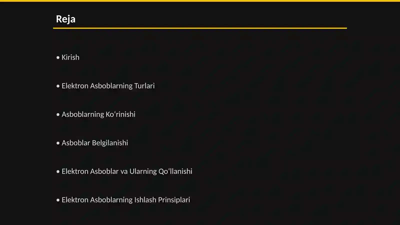 Elektron Asboblarni Ko‘rinishi, Belgilanishi va Qo‘llanishi 2