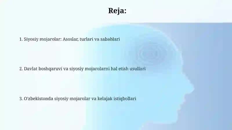 Siyosiy konfliktologiyada Davlat boshqaruvsiyasi 2