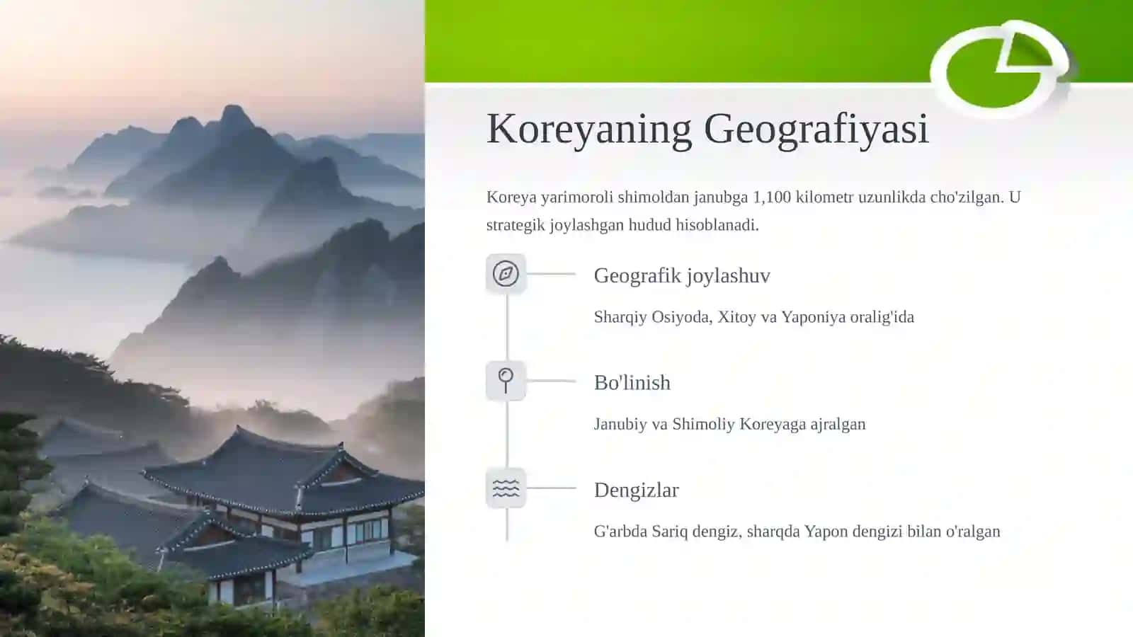 Koreyaning Geografiyasi 2