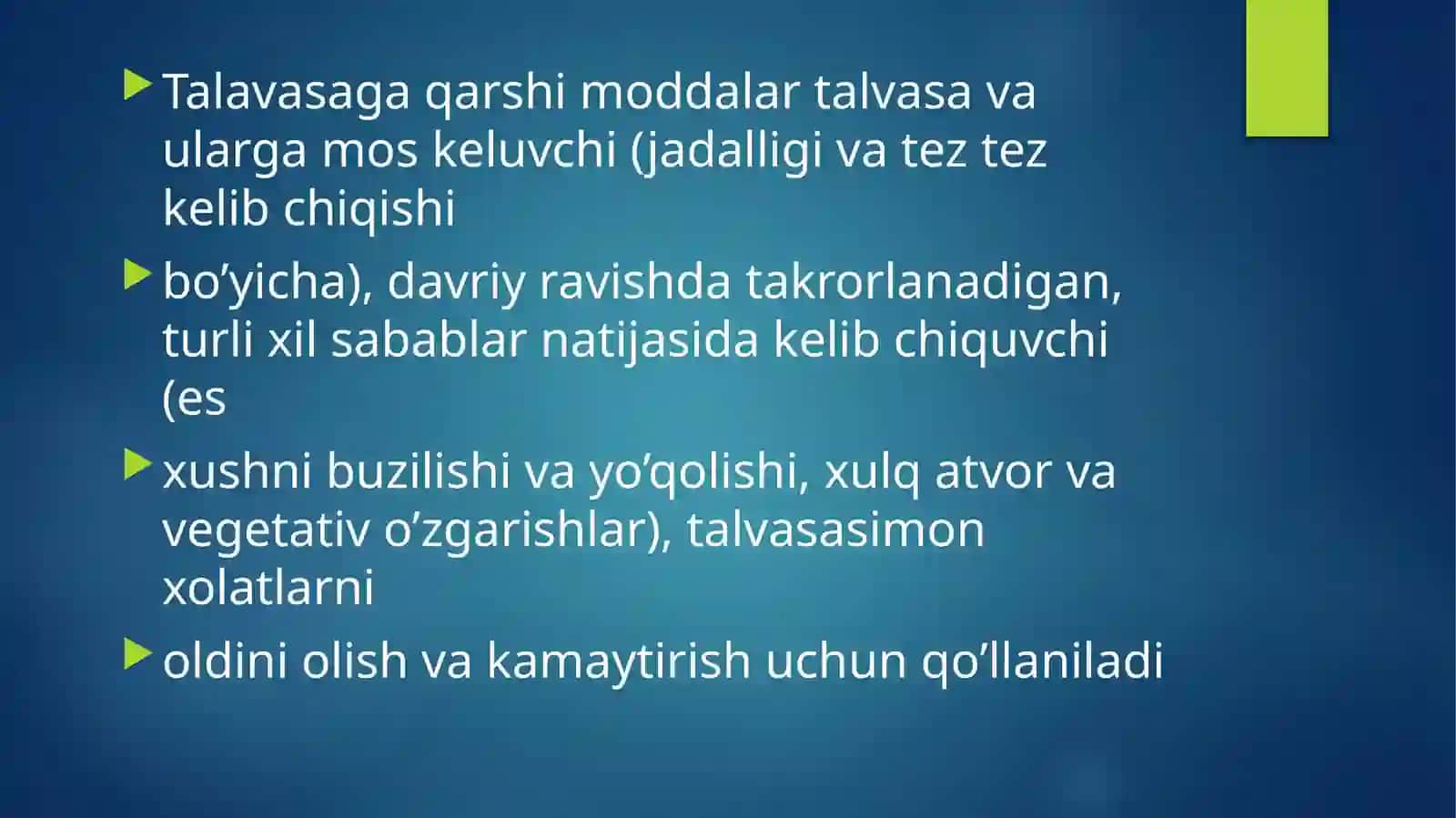 Epilepsiyaga qarshi dori vositalari 2
