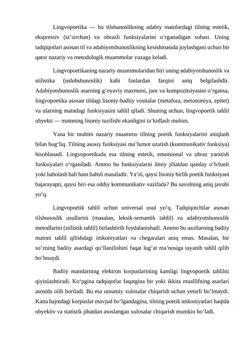 O'zbek tilshunosligi lingvopoetika tadqiqi 2
