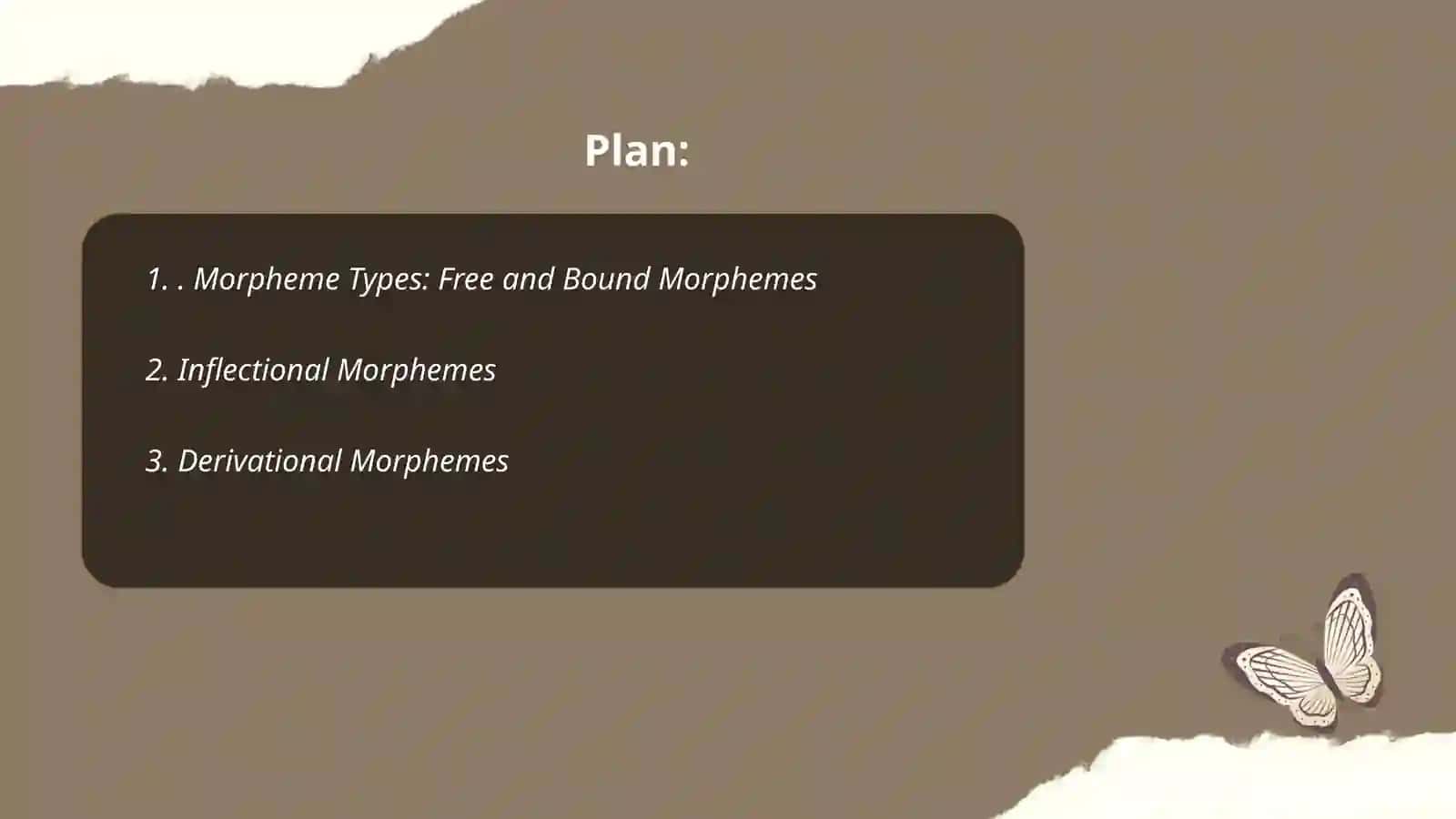 Morphology and morphems 2