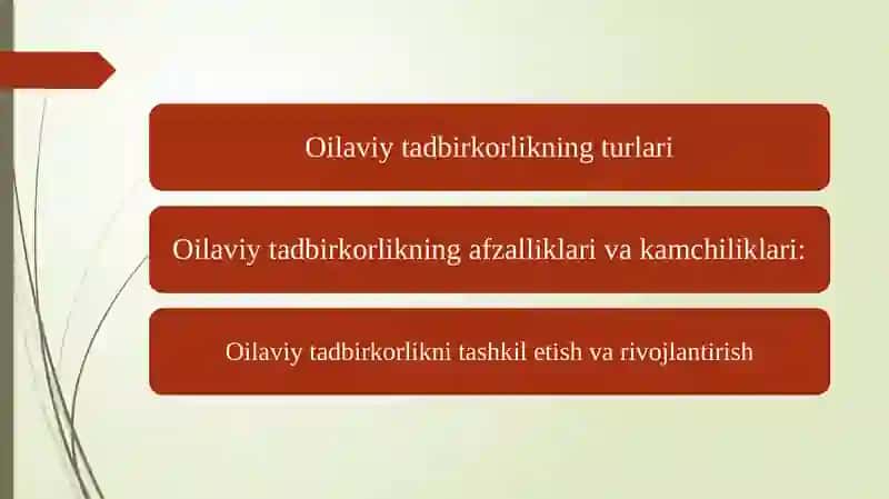 Oilaviy Tadbirkorlik 2
