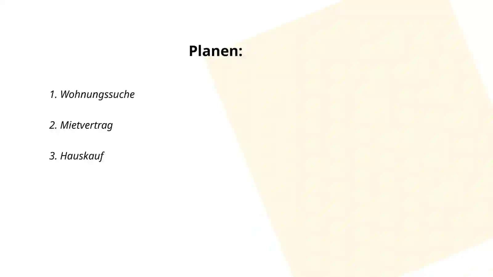Wohnungssuche 2