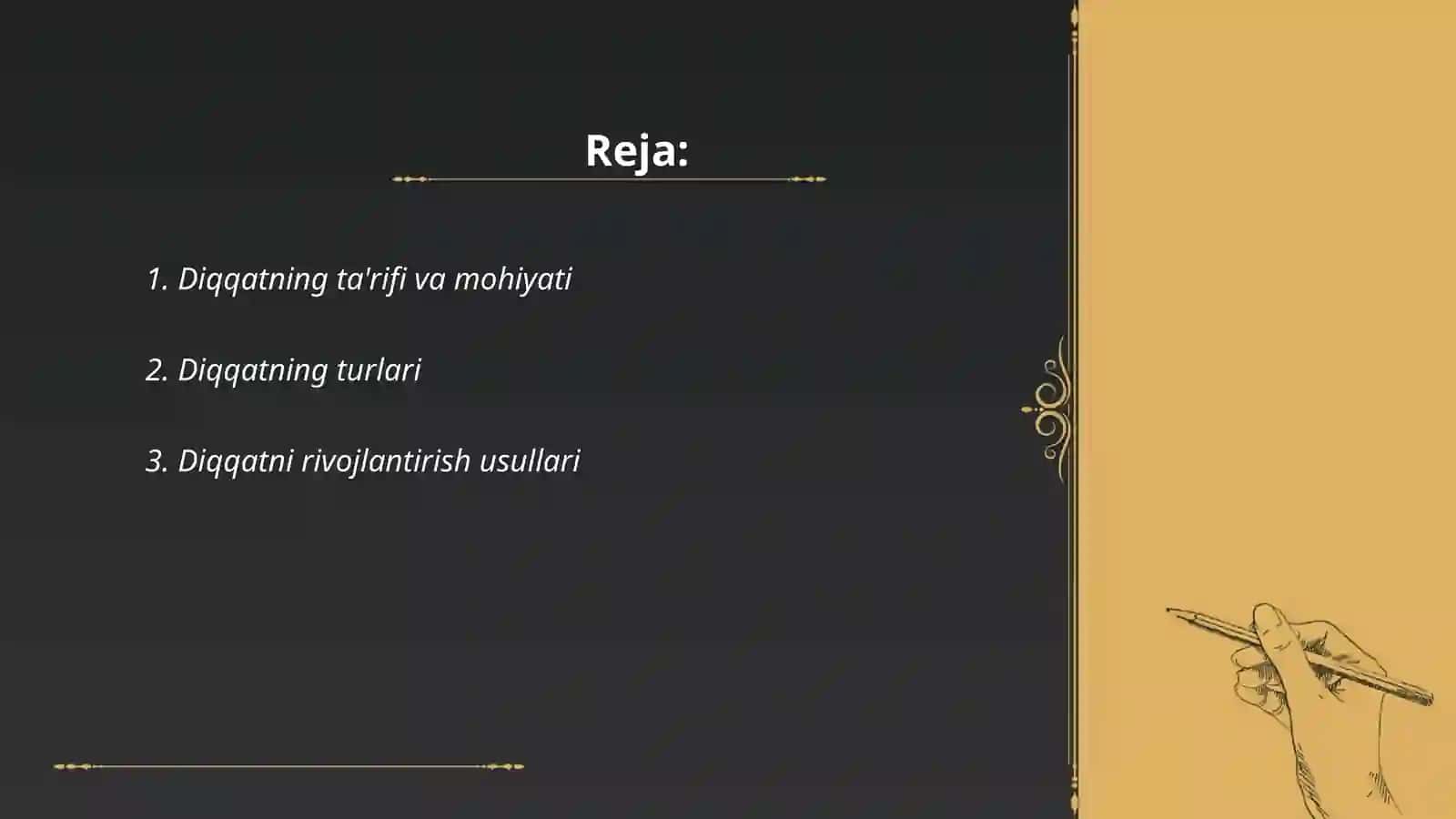 Diqqat va sezgi 2