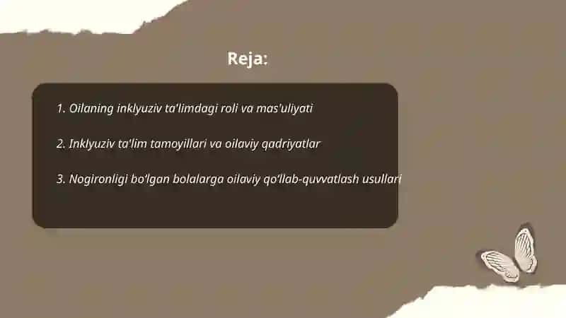 Oila va inklyuziv ta'lim 2