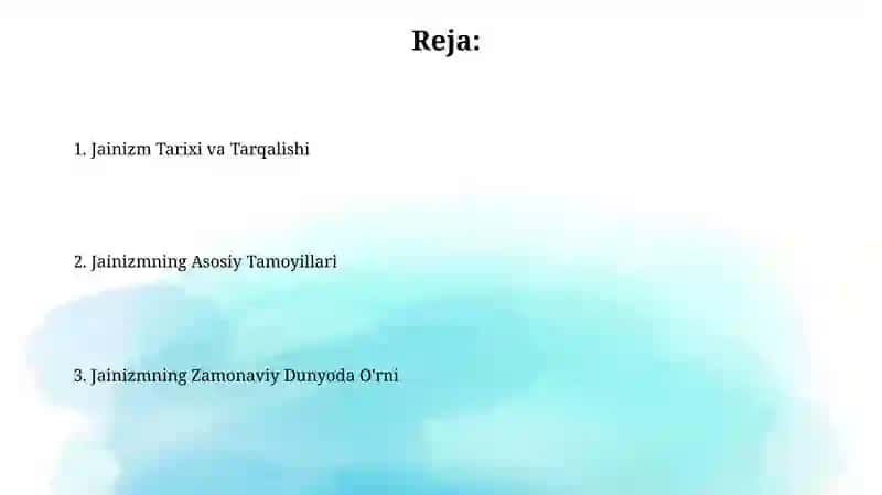 Janiyizm dini 2