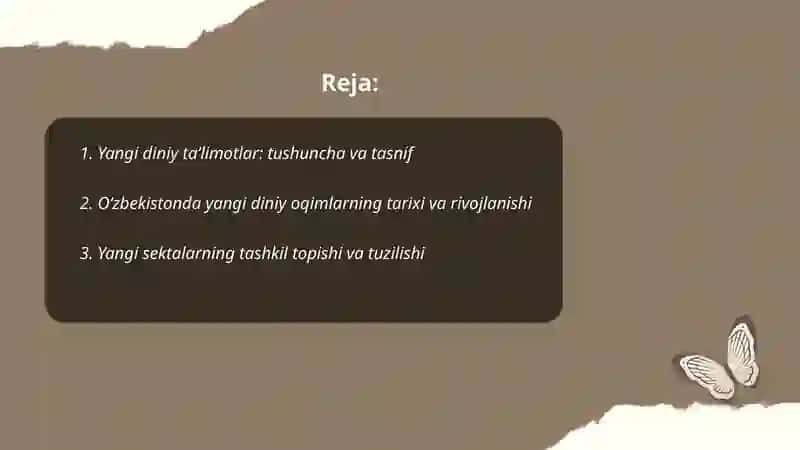 Yangi diniy taʼlimotlar va sektalar 2