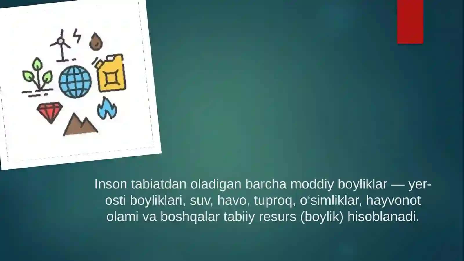 O’zbekistonning tabiiy boyliklari 2