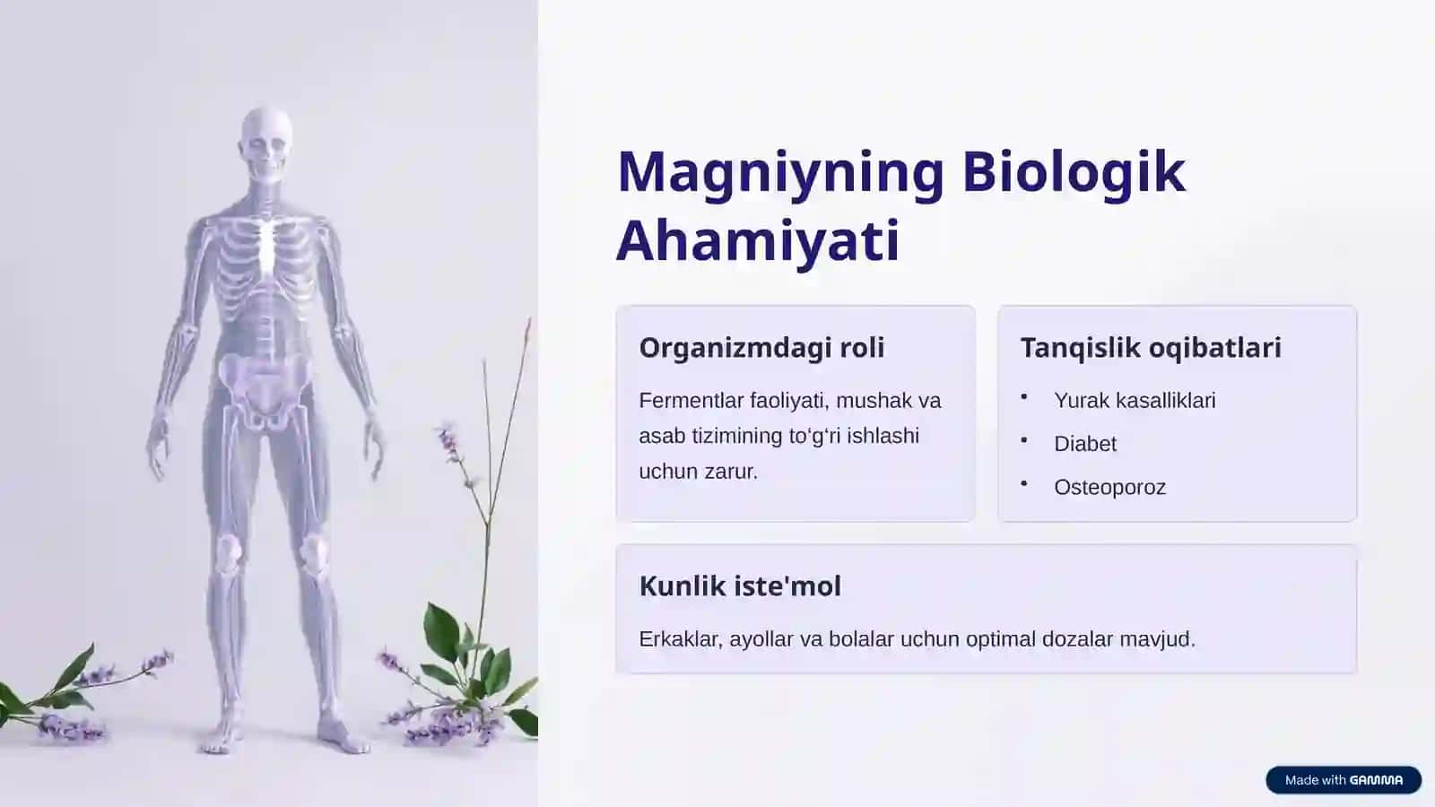 Magniy Miqdorini Aniqlash: Kirish 2
