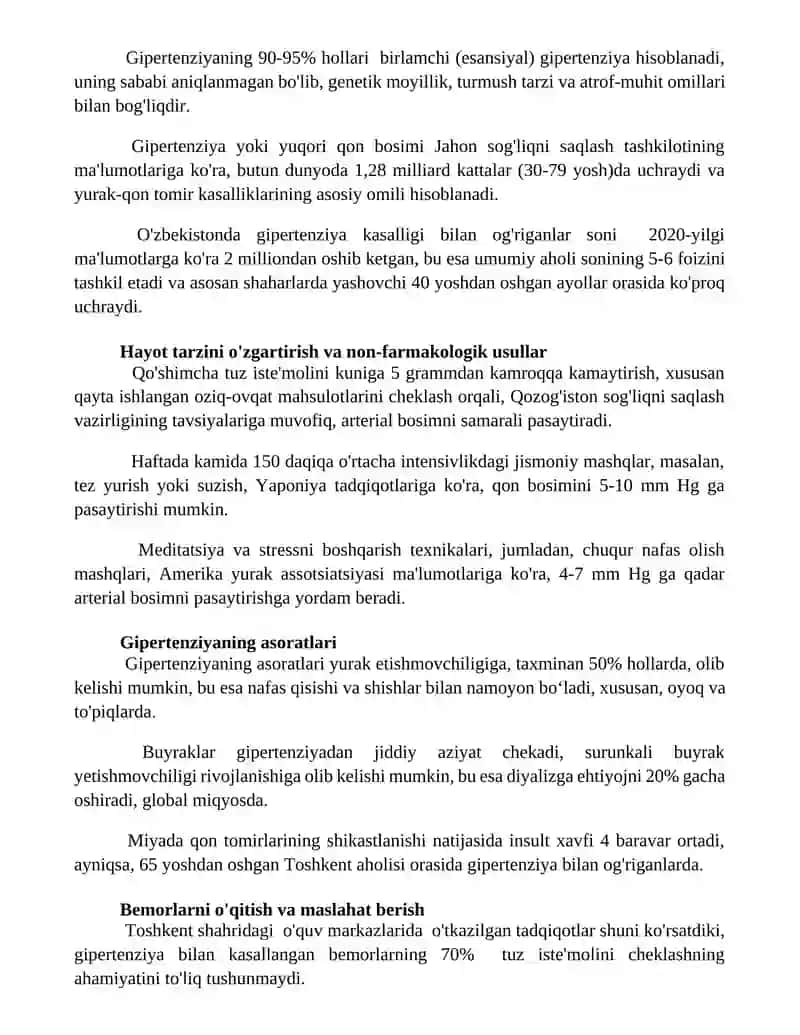 Gipertoniyaning tasnifi 2