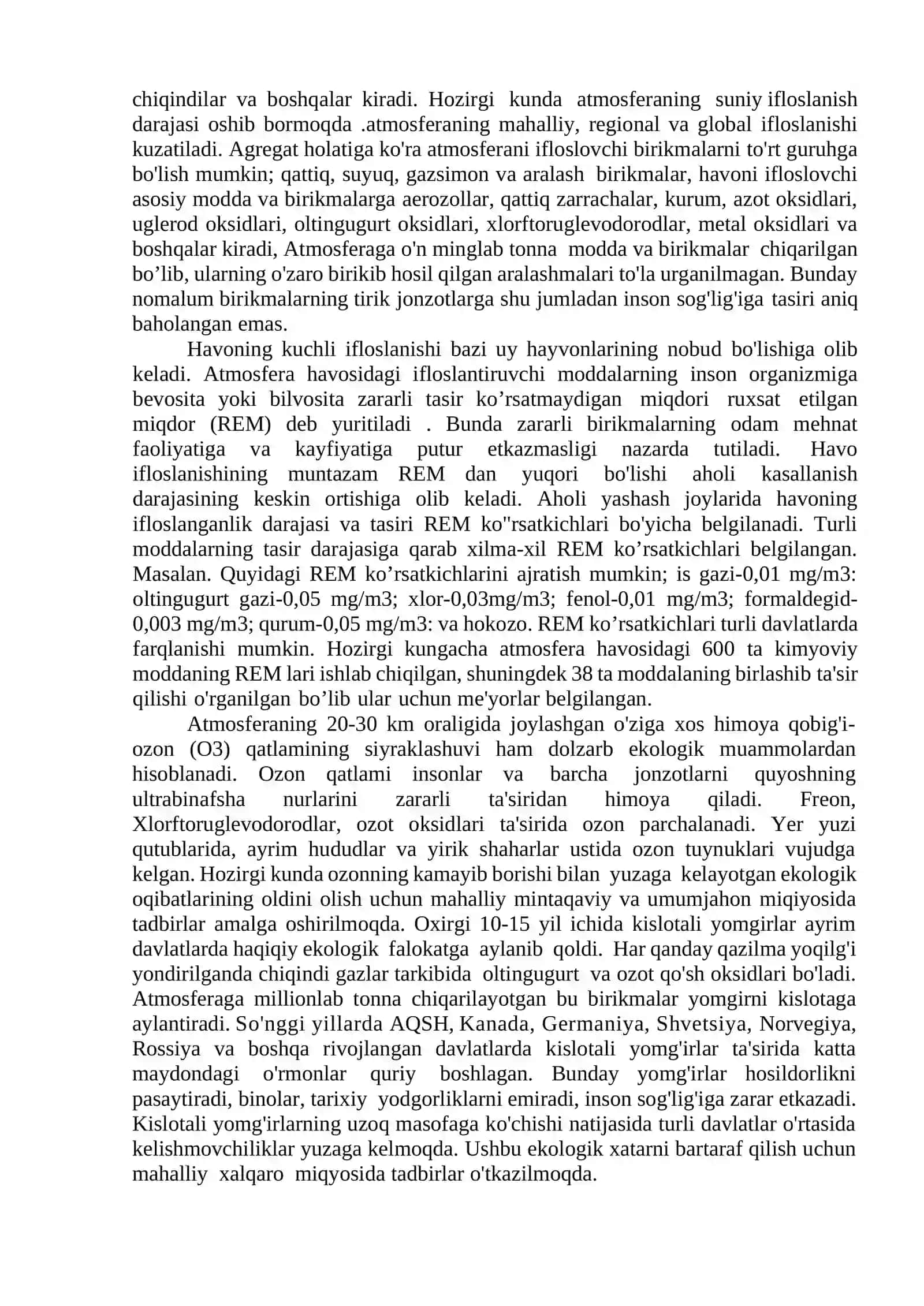 ATMOSFERA HAVOSINI MUHOFAZA QILISH 2