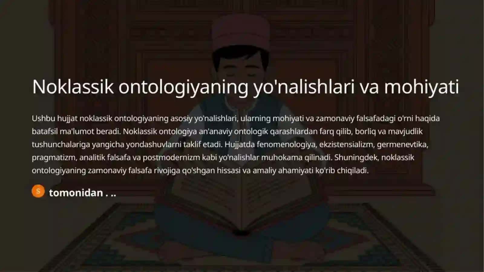 taqdimot mustaqil ish uchun 2
