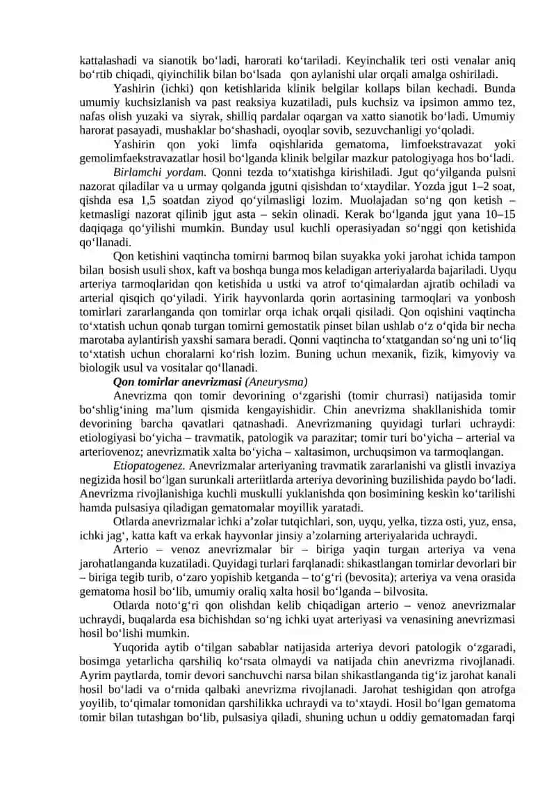 QON TOMIRLARI KASALLIKLARI 2