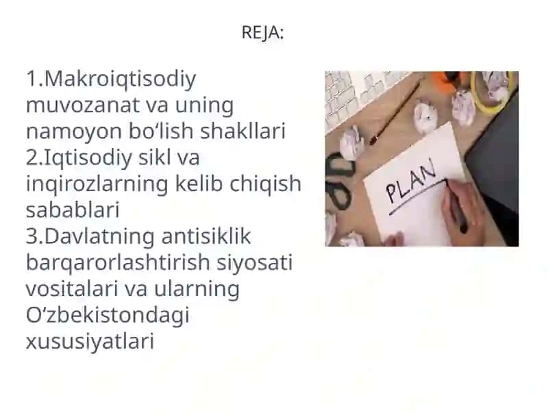DAVLATNINGMAKROIQTISODIY MUVOZANATNITA’MINLASH SIYOSATI 2