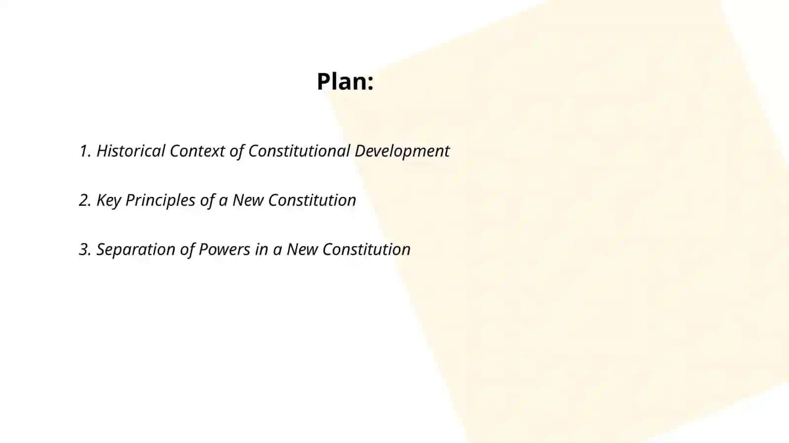 New constitution 2