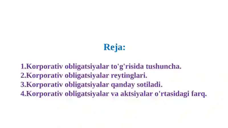 Korporativ Moliya 2